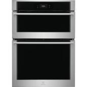 Electrolux 30-in Self-Cleaning Microwave and Convection Electric Wall Oven with Air Fry - Stainless Steel