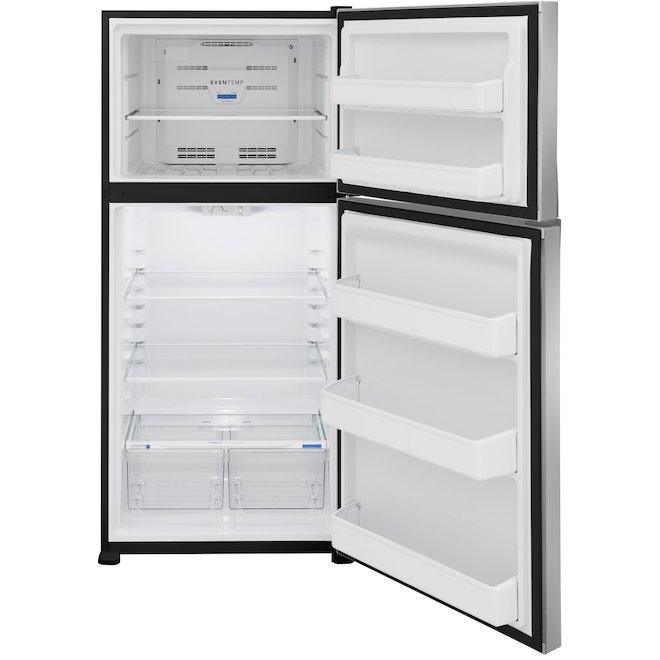 Frigidaire 20-cu.ft. Stainless Steel Top Freezer Refrigerator
