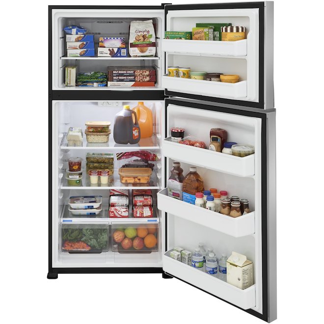 Frigidaire 20-cu.ft. Stainless Steel Top Freezer Refrigerator