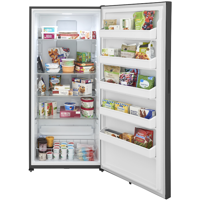Frigidaire Upright 20-cu.ft. Freezer with Frost-Free Design - Carbon Black