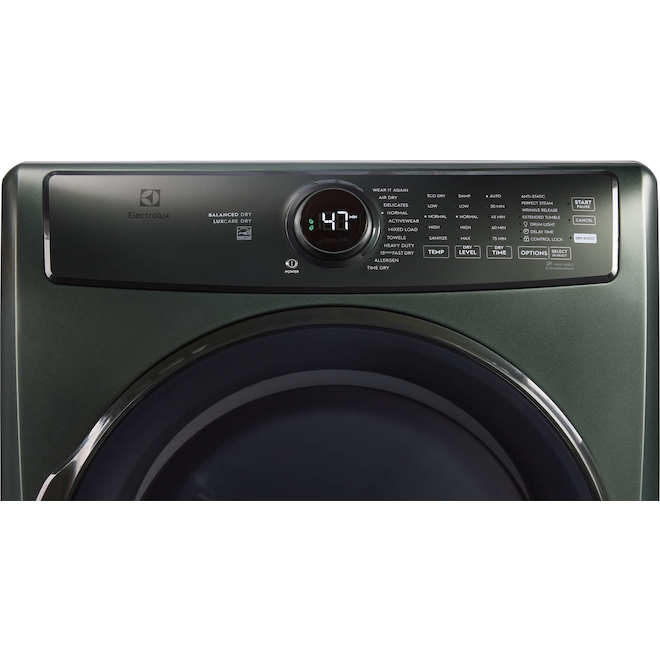 Electrolux 8-cu.ft. Electric Dryer with LuxCare Dry and Balanced Dry - Green