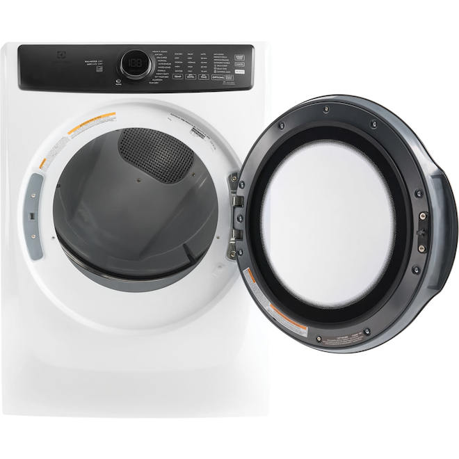 Sécheuse à gaz Electrolux 8 pi³ avec Perfect Steam et LuxCare Dry, blanc