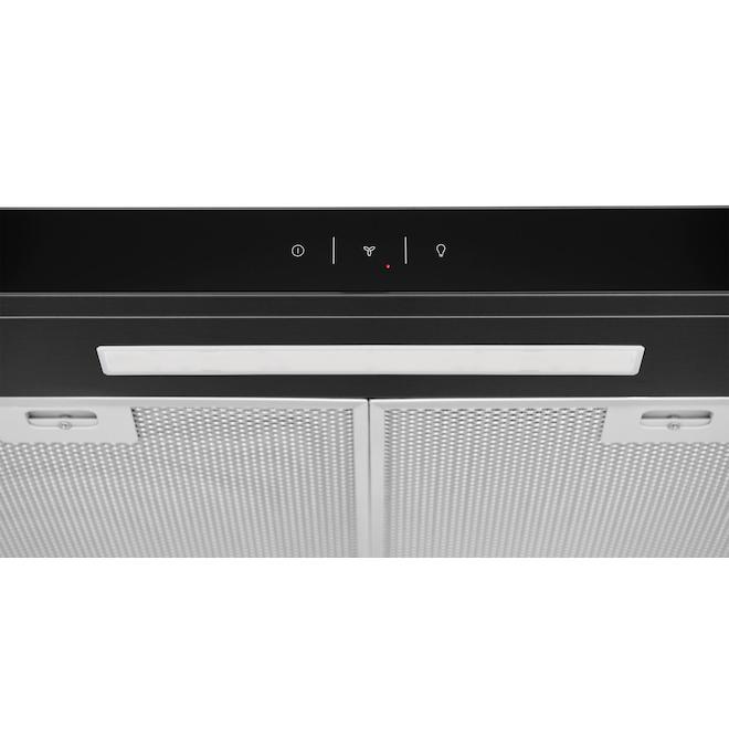 Frigidaire Undercabinet 30-in Ventilation Hood with Filter Indicator Light - Black