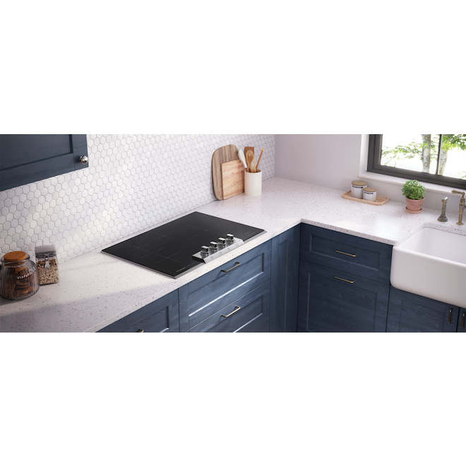 Frigidaire Professional Induction 30-in Cooktop in Glass-Ceramic with 4 Elements - Black
