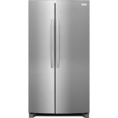 Réfrigérateur côte à côte Frigidaire 26 pi³ 36 po à 2 portes avec distributeur d'eau, acier inoxydable