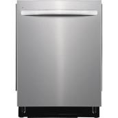 Frigidaire 24-in Built-In Dishwasher with Hidden Controls - Stainless Steel
