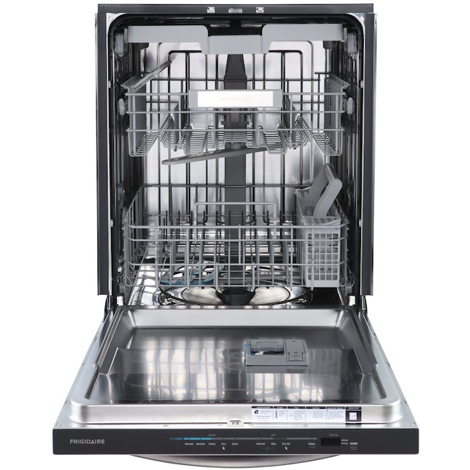 Frigidaire 24-in Built-In Dishwasher with Hidden Controls - Stainless Steel