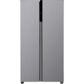Frigidaire 36-in Side-by-Side Refrigerator with Drawer and Bottom Freezer 21.4-cu-ft - Grey