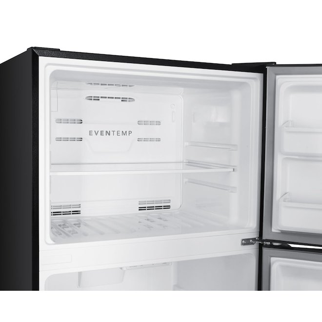 Frigidaire 30-in Garage-Ready Refrigerator with Top Freezer 18-cu-ft - Stainless Steel