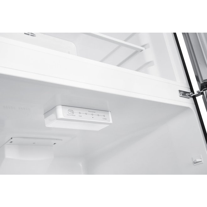 Frigidaire 30-in Garage-Ready Refrigerator with Top Freezer 18-cu-ft - Stainless Steel