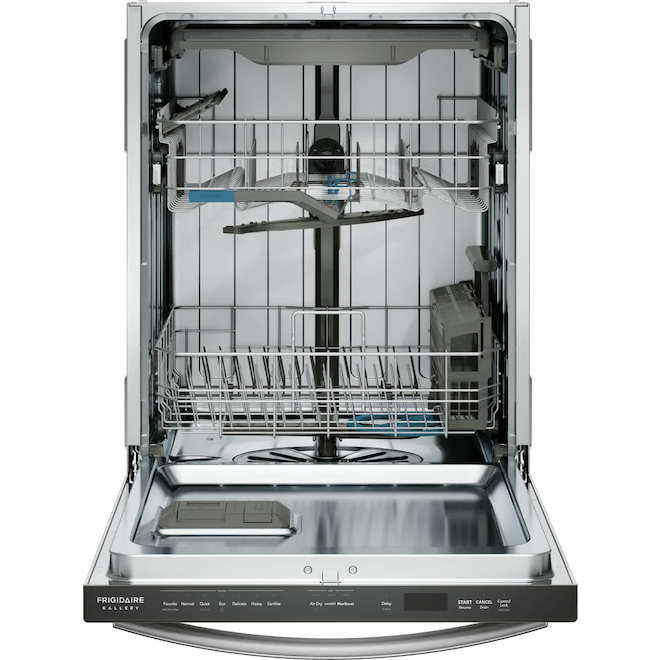 Frigidaire Gallery Built-In Dishwasher 45 dB with CleanBoost Technology and MaxBoost Feature - Stainless Steel