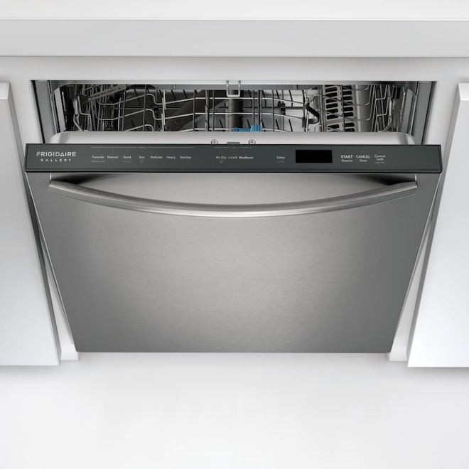 Frigidaire Gallery Built-In Dishwasher 45 dB with CleanBoost Technology and MaxBoost Feature - Stainless Steel