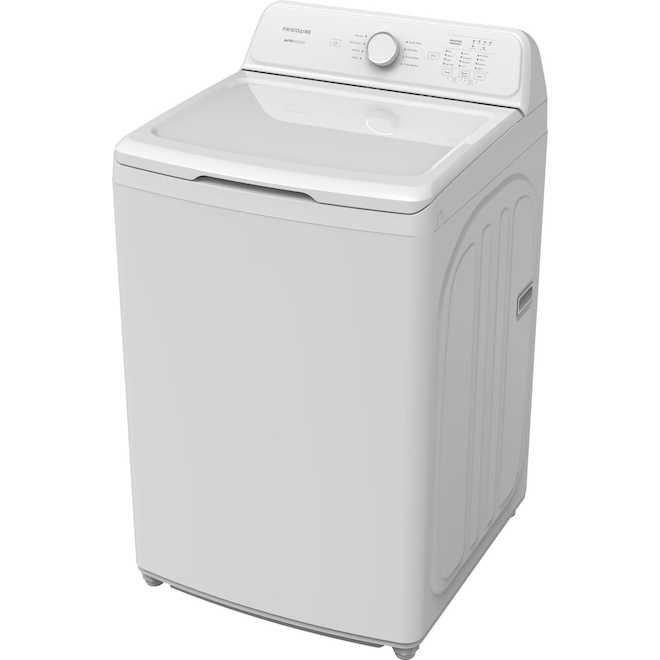 Frigidaire Electric Washer 4.7-ft³ with 8 Wash Cycles and Load Sensing - White