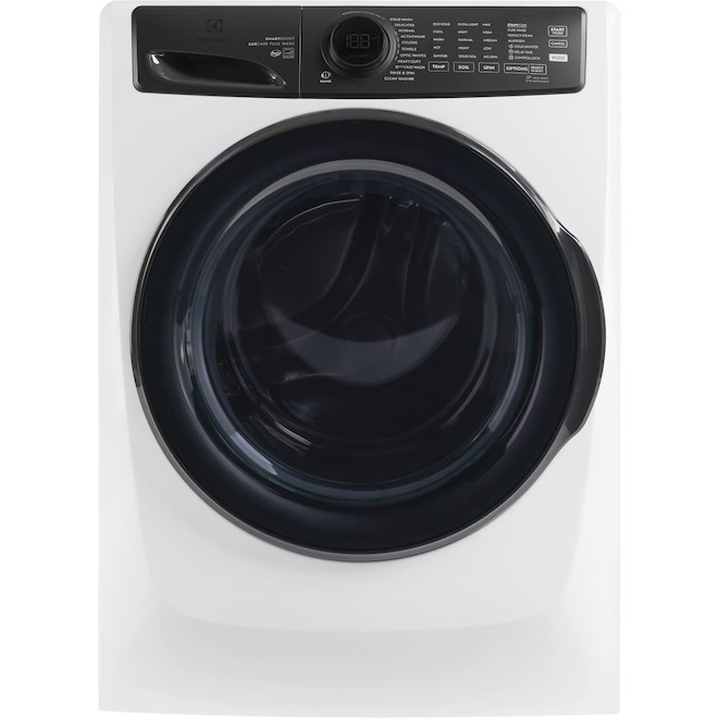 Electrolux Front Load Washer 5.2-ft³ 27-in with SmartBoost Technology and Optic Whites - White