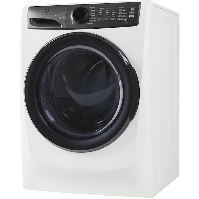 Electrolux Front Load Washer 5.2-ft³ 27-in with SmartBoost Technology and Optic Whites - White