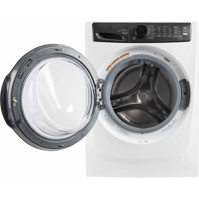 Electrolux Front Load Washer 5.2-ft³ 27-in with SmartBoost Technology and Optic Whites - White