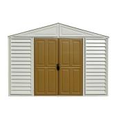 Storage Shed - 10' x 10' - Driftwood - Steel - Grey RONA