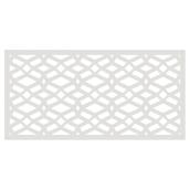 Panneau décoratif d'extérieur Celtic, 2' x 4', blanc