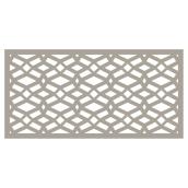 Panneau décoratif d'extérieur Celtic, 2' x 4', argile