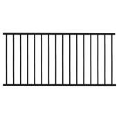 Section de rampe Excalibur, noir, acier robuste, 34 po H. x 72 po l.