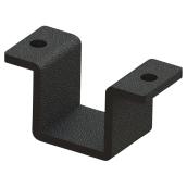 Support pour main courante Excalibur, noir, métal, peinture en poudre