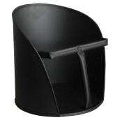 Pelle pour granules de bois, acier noir, 22 cm