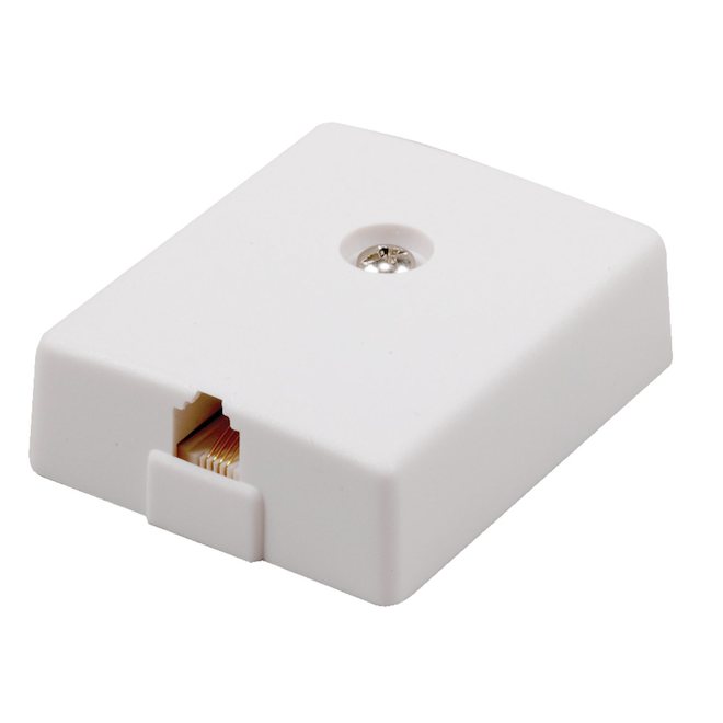 RCA Surface Phone Jack - White