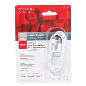 Câble de recharge 30 broches pour iPhone et iPad, 3', blanc