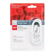 Câble de recharge micro USB pour appareils Android, 3', blanc