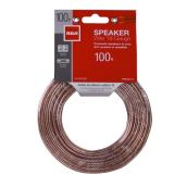 Speaker Wire - Copper/PVC - 100' - Gauge 18 - Gold