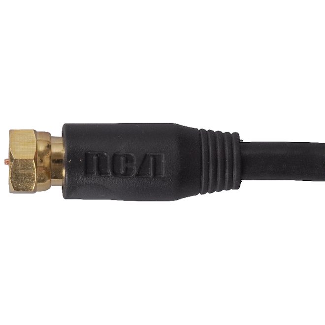 RG6 Coaxial Cable - 6-ft - Black