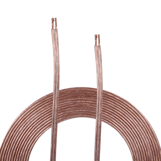 RCA Speaker Wire Copper and PVC 250-ft 12-Gauge Gold