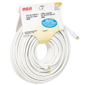 RCA RG6 Coaxial Cable 100-ft White