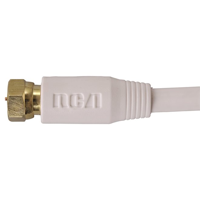 RCA RG6 Coaxial Cable 100ft White CVHW111R RONA