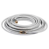 RCA RG6 High-Quality Coaxial Cable - Grey - Male to Male Type F - 25-ft