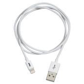 Lightning® Charge Cable for iPhone, iPod, and iPad - 3' - White