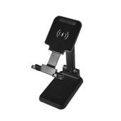 Jensen Foldable Stand with Wireless Charging Black - 10 W