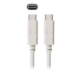Jensen USB 3.1 Type-C Cable 3-ft - White
