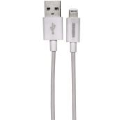 Jensen USB Type-A to Lightning Connector Cable 3-ft - White