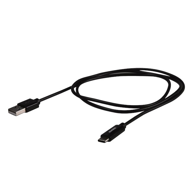 Jensen USB-C to USB-A Cable 3-ft - Black