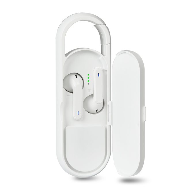 Acoustic Research All-in-One Duo Wireless Speaker and Earbuds - White