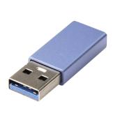 Jensen USB-C Female to USB-A Male Adapter - Blue