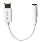 Jensen USB-C to 3.5mm Cable Audio Adapter - White
