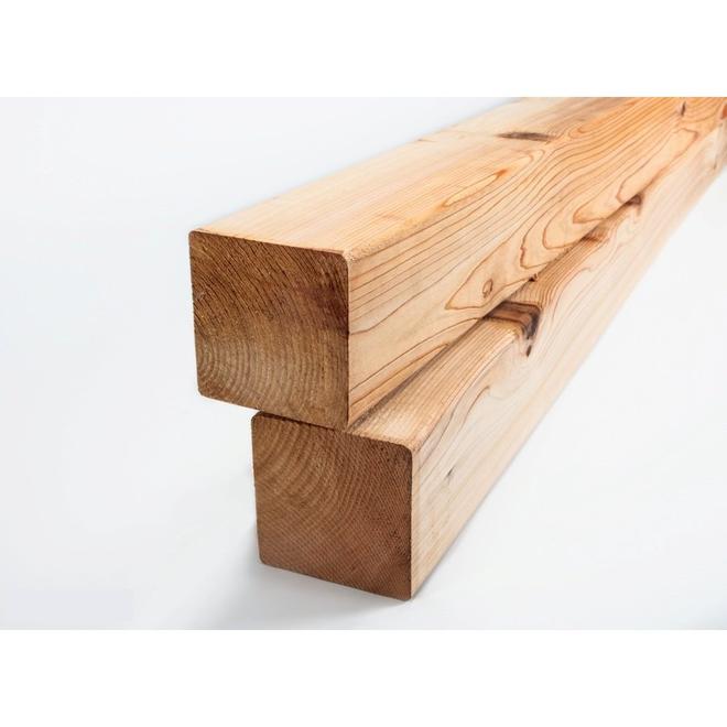 4-in x 4-in x 8-ft Western Red Cedar