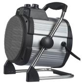 Steel Portable Heater - 750 to 1500 W - Grey/Black