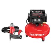 Combo compresseur de 6 gallons et cloueuse de calibre 18