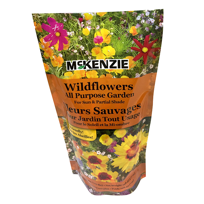 MCKENZIE Wildflower Seeds - Sun/Part-Shde - 700 sq.ft 137198 | RONA