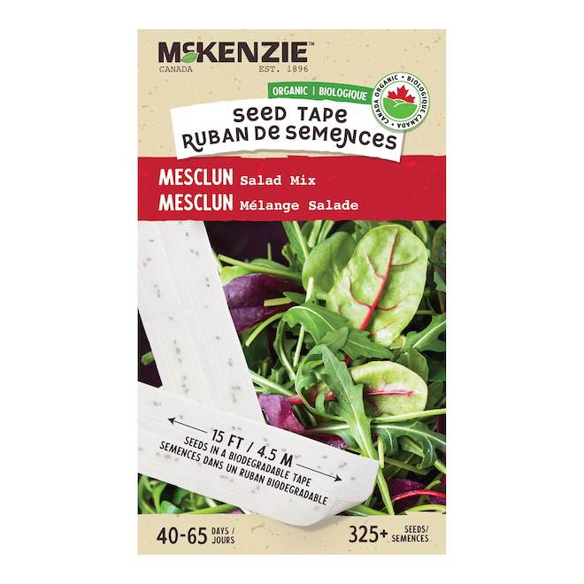 Sachet de semence de légumes McKenzie mi-soleil