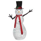 Bonhomme de neige illuminé DEL, 70 lumières, 48 po