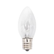 Ampoules de remplacement C9, 7 W, transparentes, paquet de 4